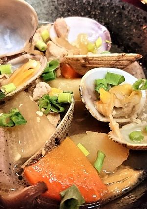 豚汁アレンジ★【アサリの味噌バター豚汁】-レシピのメイン写真