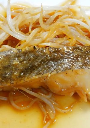 簡単♪和食＊タラとモヤシのフライパン蒸し-レシピのメイン写真