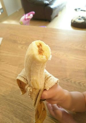 バナナにシナモン-レシピのメイン写真