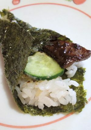 レバーの手巻き-レシピのメイン写真