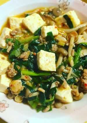 貧血予防！具沢山スタミナ麻婆豆腐-レシピのメイン写真