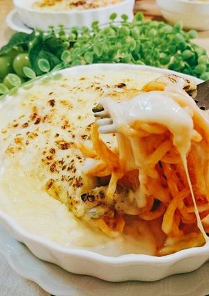 余ったナポリタンでリメイク　ナポグラタン-レシピのメイン写真