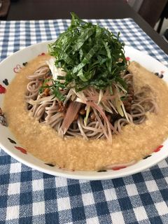 さっぱり納豆とろろ蕎麦-レシピのメイン写真