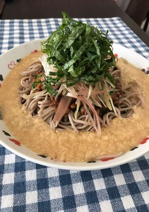さっぱり納豆とろろ蕎麦-レシピのメイン写真