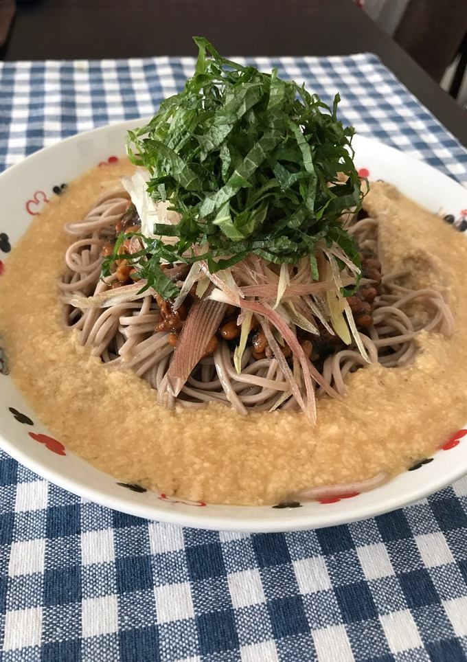 さっぱり納豆とろろ蕎麦-レシピのメイン写真