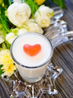 【ココナッツミルクの寒天ゼリー】-レシピのメイン写真