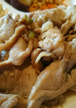 豚コマのネギ味噌焼き-レシピのメイン写真