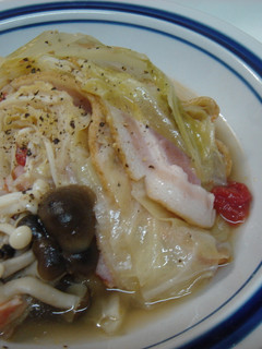 『キャベツとベーコンの重ね煮』-レシピのメイン写真