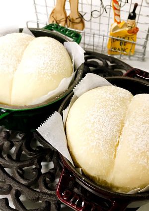 ココット10とセルクルでもちふわお尻パン-レシピのメイン写真
