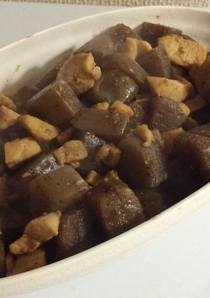 こんにゃくと鶏肉の焼き肉丼-レシピのメイン写真