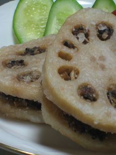 れんこんのはさみ揚げ-レシピのメイン写真