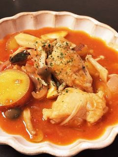 鶏肉のトマト煮込み-レシピのメイン写真