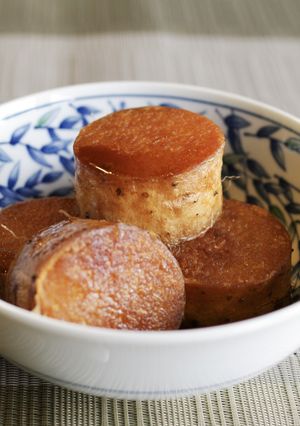 血液サラサラ、長芋の皮ごと揚げ煮-レシピのメイン写真