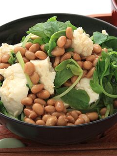 豆苗の納豆白和え-レシピのメイン写真
