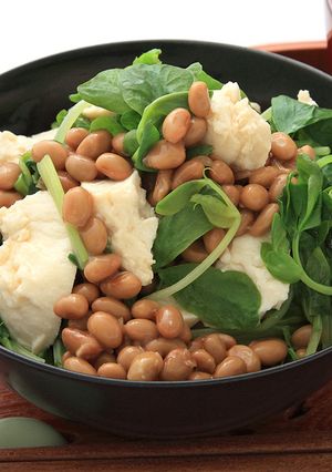 豆苗の納豆白和え-レシピのメイン写真