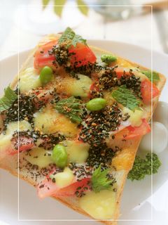 茹で卵×ベーコン×チェダー 和トースト-レシピのメイン写真