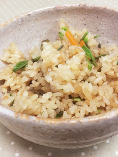こしあぶらの炊き込みご飯-レシピのメイン写真