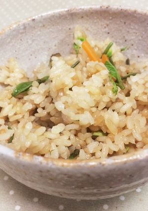 こしあぶらの炊き込みご飯-レシピのメイン写真