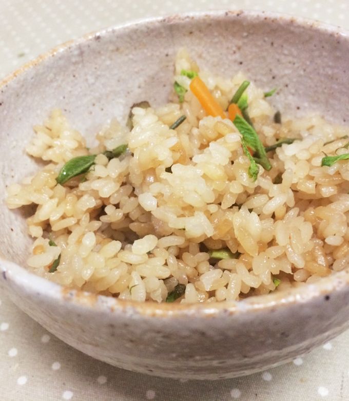 こしあぶらの炊き込みご飯-レシピのメイン写真