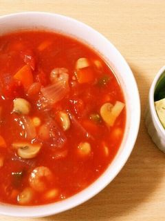 トマトスープ-レシピのメイン写真