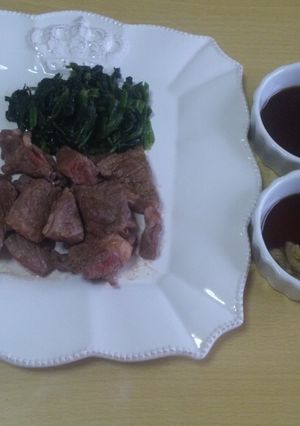 私が大好きな☆一口和風サイコロステーキ-レシピのメイン写真