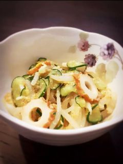 もやしとちくわのさっぱり胡麻味噌和え♡-レシピのメイン写真