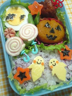 キャラ弁。ハロウィン弁当♪-レシピのメイン写真