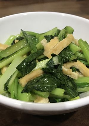 ５分でできる！小松菜の炊いたん-レシピのメイン写真