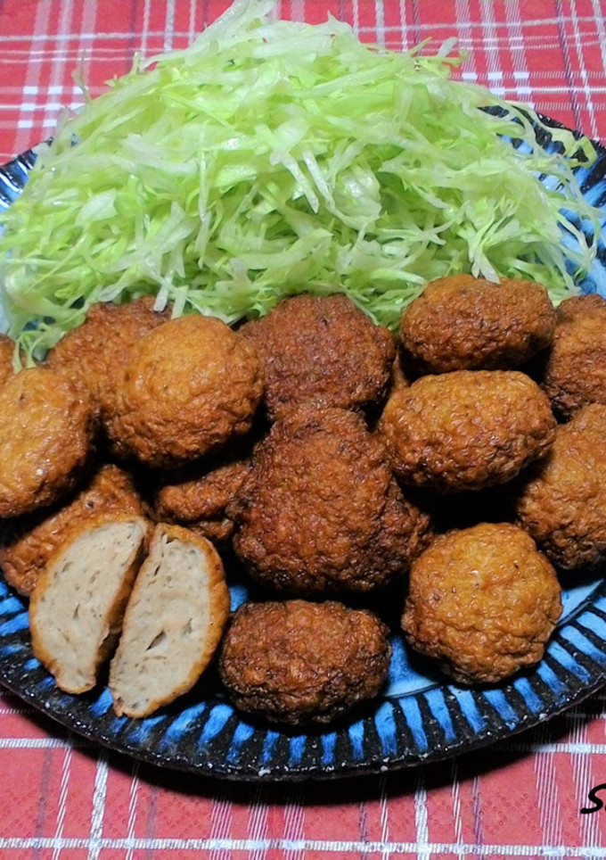 ヘルシー！ささみとはんぺんのふわふわ揚げ-レシピのメイン写真