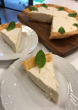 お豆腐で・白いムース・タルト-レシピのメイン写真