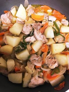 鶏もも肉を使った野菜炒め-レシピのメイン写真