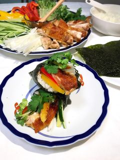 北京ダック風♪手巻き寿司-レシピのメイン写真