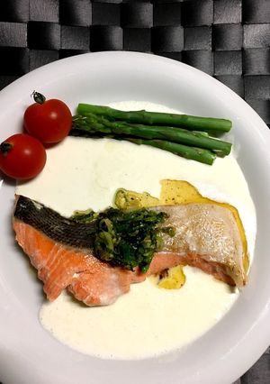 ★サーモンソテーのクリームソース★-レシピのメイン写真