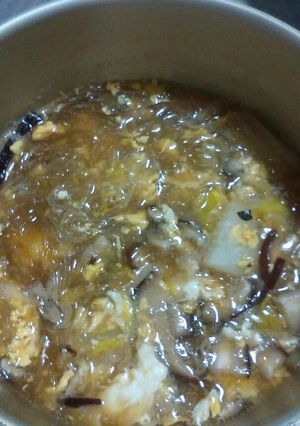 ♥とろとろ白菜と卵の中華スープ♥-レシピのメイン写真