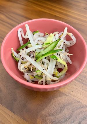 きゅうりともやしのゆかり和え-レシピのメイン写真