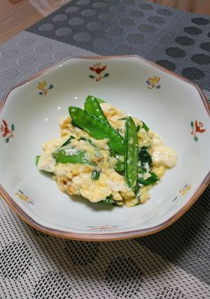 簡単１品☆好きな野菜と豆腐入り卵とじ♪-レシピのメイン写真