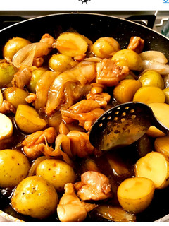 新じゃがと鶏ももの照り煮♡甘辛生姜味♡-レシピのメイン写真