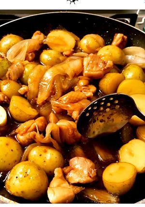 新じゃがと鶏ももの照り煮♡甘辛生姜味♡-レシピのメイン写真