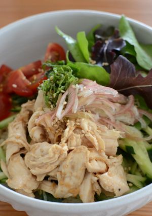 【高たんぱく】棒棒鶏丼（バンバンジー丼）-レシピのメイン写真