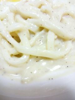 カルボナーラ風うどん-レシピのメイン写真