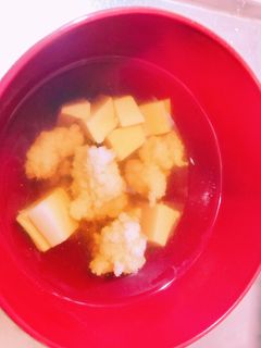 お吸い物(エソ、豆腐)-レシピのメイン写真