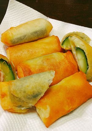 熱々★ズッキーニのハムチー春巻★-レシピのメイン写真