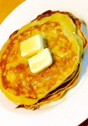 材料3つで簡単！バナナホットケーキ！-レシピのメイン写真