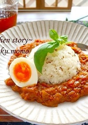 水無し！１０分煮込みの絶品トマトカレー-レシピのメイン写真