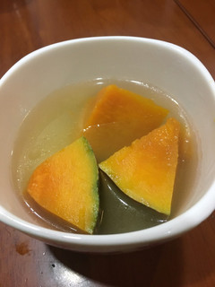 材料二つだけ簡単絶品カボチャスープ-レシピのメイン写真