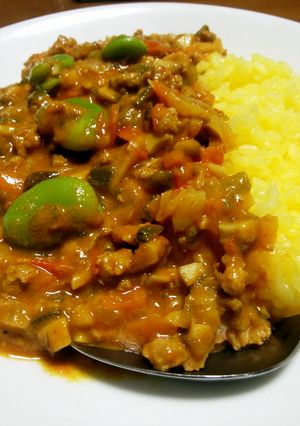 梅雨の薬膳料理 キーマカレー-レシピのメイン写真