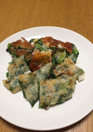 ニラとイカのチヂミ-レシピのメイン写真