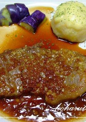 *サーロインステーキ、オニオンソース*-レシピのメイン写真