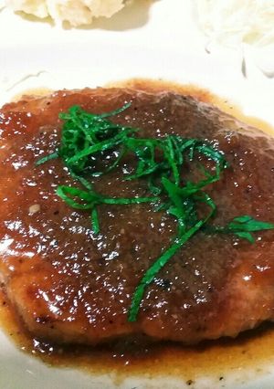 トンテキ on すりおろしオニオンソース-レシピのメイン写真