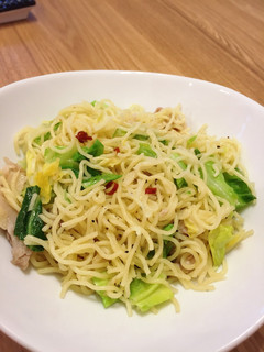 春キャベツのペペロンチーノ風焼きそば-レシピのメイン写真